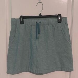 Patagonia W Island Hemp Skirt, size small - Sea Green
